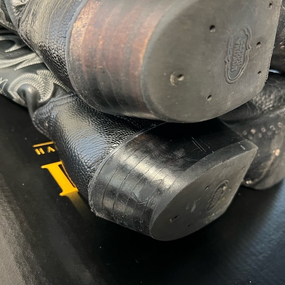 Nocona 12D ostrich leg western boots, black - Picture 6 of 14